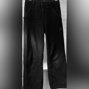 Banana Republic Charcoal Wide Leg Jeans size 25/0